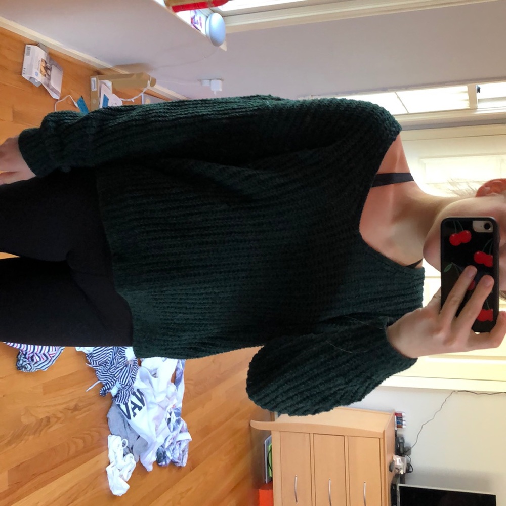 Green sweater